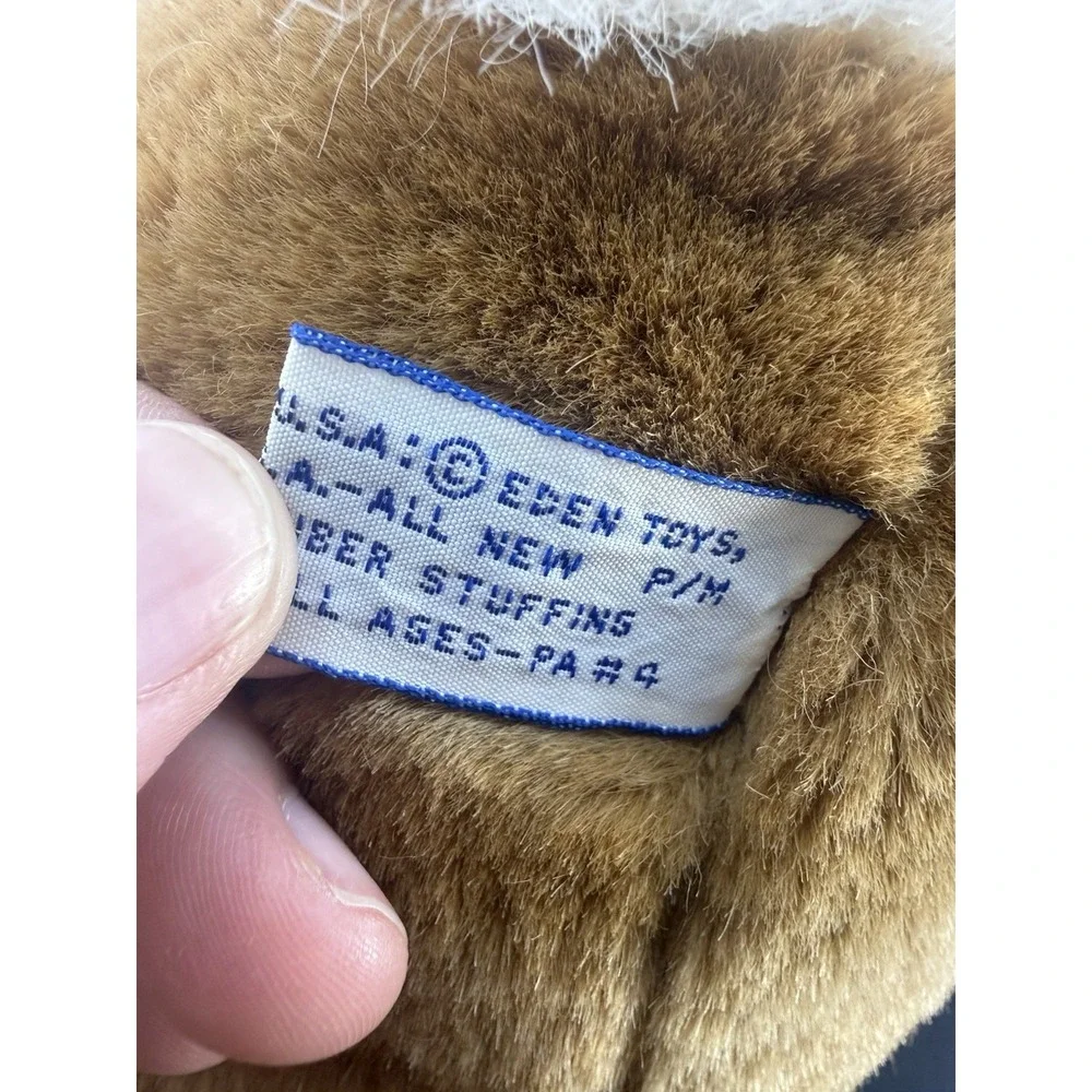 EDEN Toys Beatrix Potter Peter Rabbit 7 inch Bunny Plush Stuffed Animal BlueCoat